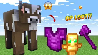 Minecraft, But cow gives op items