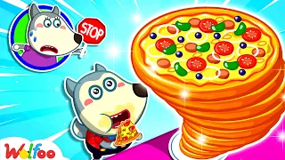 No More Junk Food! - Wolfoo Learns Healthy Food Choices With Pizza Tower @wolfoofamilyofficiall