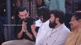 Prithviraj's respect when Mammootty comes♥