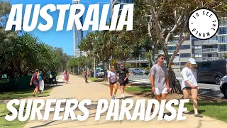 A Virtual Walk Through Surfers Paradise, Gold Coast, Australia In 4k