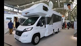 FRANKIA A 740 PLUS F-LINE LUXURY MOTORHOME RV CAMPER VAN NEW MODEL FIAT WALKAROUND AND INTERIOR