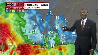 Hurricane Ida, a major hurricane hours after landfall, with impact through the NBC15 area