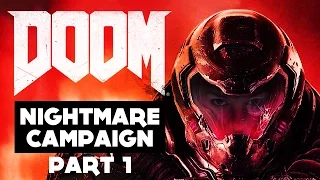 Lets Play | DOOM 4 | Campaign Part 1 | Nightmare Mode