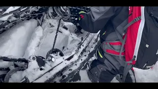 SKIDOO BENT RAIL CARNAGE | BACKCOUNTRY SLEDDING