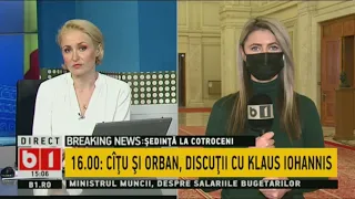 STIRI B1 ORA15.00 DIN 17 MAR 21. CITU,despre datele diferite date de VOICULESCU privind paturile ATI