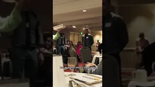 Wife Surprises Husband by Revealing She is Pregnant at Mystery Dinner Show - 1500513