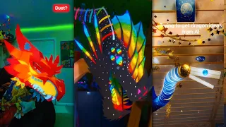 😱THE AMAZING Paper Dragon 🔥Puppet TikTok Compilation #11