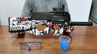 P90 Gel Blaster Unboxing 2022 - Electric Splatter Ball Toy Gun