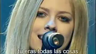 Avril Lavigne - My Happy Ending (Live) subtitulos en español