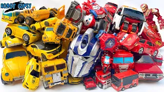 Hidden Yellow & Red Car TRANSFORMERS MB11 | Cybertron OPTIMUS PRIME Truck & Rise BUMBLEBEE Revenge