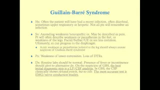 Guillain-Barré Syndrome - CRASH! Medical Review Series