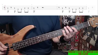 Should I Stay Or Should I Go by The Clash - Bass Cover with Tabs Play-Along