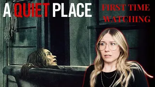 I would NOT survive this || First Time Watching || A Quiet Place (2018) Movie Reaction