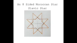 An 8 pointed Moroccan Star - Slavic star