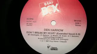 Dont Break My Heart (Beat Box Remix) - Den Harrow 1987 euro italo disco