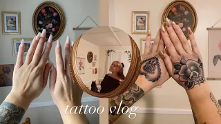 ୨୧ getting my hands tattooed ୨୧