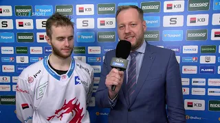 2023/24, 7. semifinále: HC Sparta Praha–HC Oceláři Třinec 2:3p (1:1, 1:0, 0:1 – 0:0, 0:0, 0:0, 0:1)