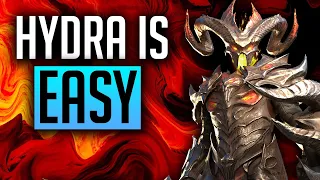 YOU CAN EASILY BEAT HYDRA WITHLVL 50 DREX & BURNS! FTP 2022 Day 210 | Raid: Shadow Legends