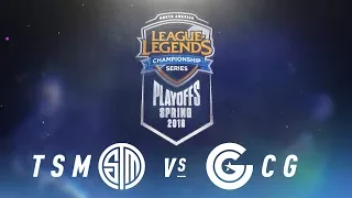 TSM vs. CG  | NA LCS Spring Playoffs | Quarterfinals Game 3 | TSM vs. Clutch Gaming (2018)