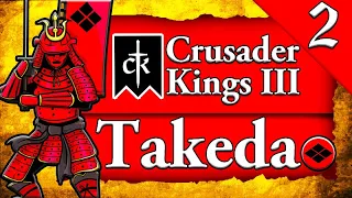 TAKEDA MASTER OF THE HORSE! Crusader Kings 3: Shogunate Mod: Takeda Campaign Gameplay #2