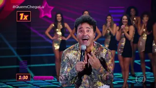 Domingão do Faustão   Roberto Morais apresenta seu personagem  Beto Chameguinho  no  Quem Chega Lá