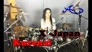 X - JAPAN - Kurenai(紅) drum cover by Ami Kim (#29)