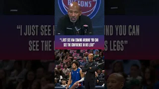Monty Williams was impressed with Cade Cunningham tonight #detroitpistons #detroitbasketball #shorts