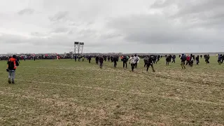 Großdemo gegen Kohleabbau über 20.000 Demonstranten - Durchbrechen Polizeikette in Lützerath 14.1.23