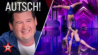 Autsch! Diese Schwestern machen Handstand übereinander | Das Supertalent vom 17.10.2020