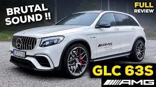 MERCEDES AMG GLC 63S V8 Full Review Drive BRUTAL Sound Exhaust Tunnel 4MATIC+