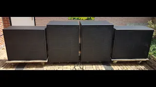 Dynacord Vintage FOH Sound Speaker setup PA Installation test Profesionele audio PA Anlage