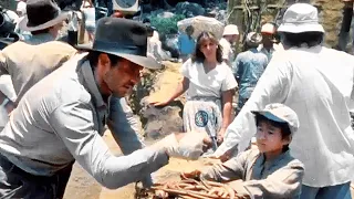 INDIANA JONES AND THE TEMPLE OF DOOM Behind The Scenes #2 (1984) Harrison Ford