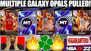 WE PULLED MULTIPLE GALAXY OPALS! LUCKIEST 1 MILLION VC PACK OPENING! BEAST PACKS! NBA 2K22 MYTEAM