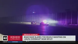 Man killed, suspect in custody after road rage shooting on Indiana expressway