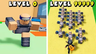 CRIANDO UM EXÉRCITO NINJA PARA ENFRENTAR OUTROS JOGADORES NO ROBLOX (Naruto War Tycoon)