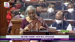 Finance Minister Nirmala Sitharaman's Budget Speech | Union Budget 2022-23