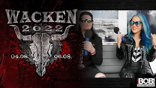 Arch Enemy about Wacken, the new album "Deceivers" and more | RADIO BOB! @ Wacken 2022