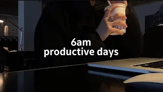 study vlog | 멘탈 나갔던 날들 | 6am productive days