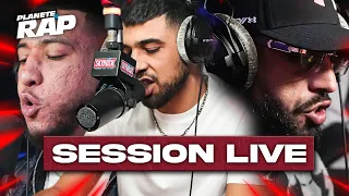 SESSION LIVE (avec Zkr, Gips, Imed zee, Bilon, Kinsh Makavels) #PlanèteRap