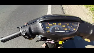 РАЗГОН И МАКСИМАЛЬНАЯ СКОРОСТЬ HONDA DIO 27 / 67КМ/Ч / TOP SPEED