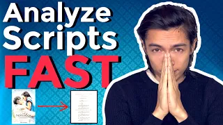 HOW TO ANALYZE A MOVIE/TV SCRIPT: Acting Tips And Advice For Beginning Actors 2022 | Start Acting