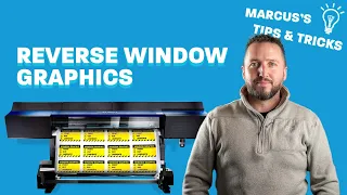 How to Print & Cut Reverse Window Stickers using a Roland Printer & VersaWorks