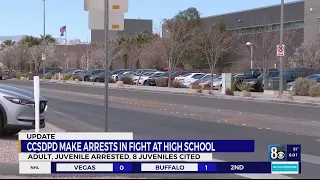 1 adult, 1 teen arrested, 9 others cited after 2nd lockdown in a row at Desert Oasis HS