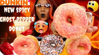 DUNKIN DONUTS NEW SPICY GHOST PEPPER DONUT REVIEW