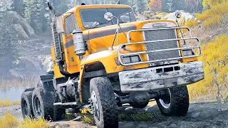 Levi's New Freightliner in SnowRunner Multiplayer