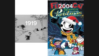 Evolution of Felix the cat ( 1919 - 2004 )