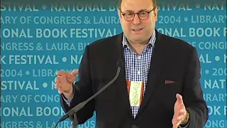 Peter Straub speaks at the 2004 National Book Festival