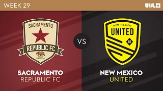 Sacramento Republic FC v New Mexico United: September 20, 2023