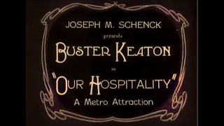 "Our Hospitality" (1923) silent film - colorized
