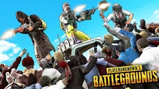 5 ЧЕЛОВЕК ПРОТИВ 100 ЗОМБИ ОПАСНОЕ ВЫЖИВАНИЕ БАТЛГРАУНД ОБЗОР PLAYERUNKNOWNS BATTLEGROUNDS ПУБГ PUBG